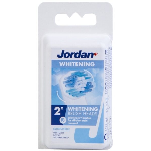 Jordan White Brush Heads 2 Pieces