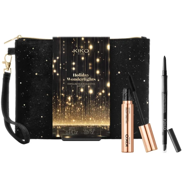 KIKO Milano Holiday Wonderlights Stayglam Black Duo Eyes Gift Set