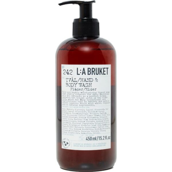 L:a Bruket 242 Hand & Body Wash 450 ml - Elder