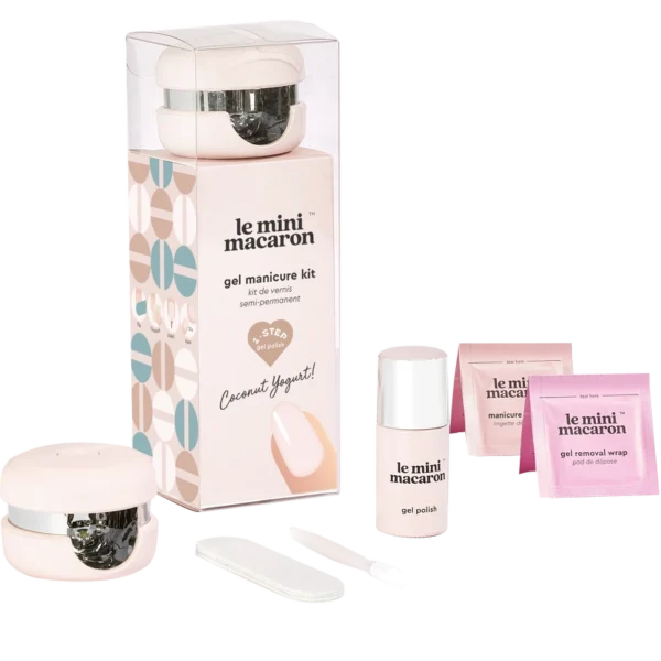 Le Mini Macaron Gel Manicure Kit - Coconut Yogurt