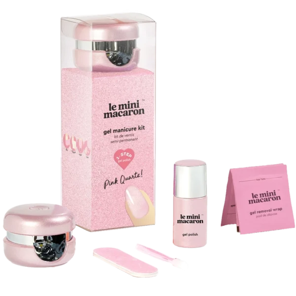 Le Mini Macaron Gel Manicure Kit - Pink Quartz