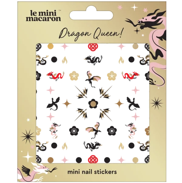 Le Mini Macaron Mini Nail Art Stickers - Dragon Queen