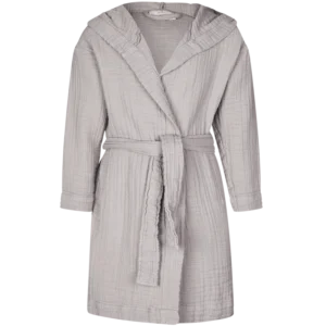 Lille Kanin Bathrobe Muslin 1-2 Years - Brown Smoke