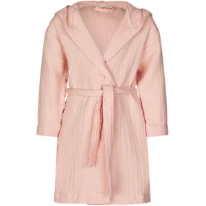 Lille Kanin Bathrobe Muslin 1-2 Years - Rose Smoke