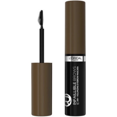L'Oreal Paris Cosmetics Infaillible Brows 24H Volumizing Eyebrow Mascara 4,4 ml - 1.0 Ebony