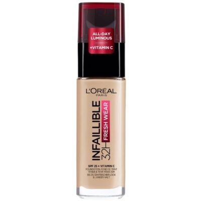 L'Oreal Paris Cosmetics Infaillible Fresh Wear 32H Liquid Foundation 30 ml - 130 True Beige
