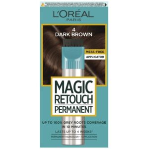 L'Oreal Paris Magic Retouch Permanent 45 ml - 4 Dark Brown