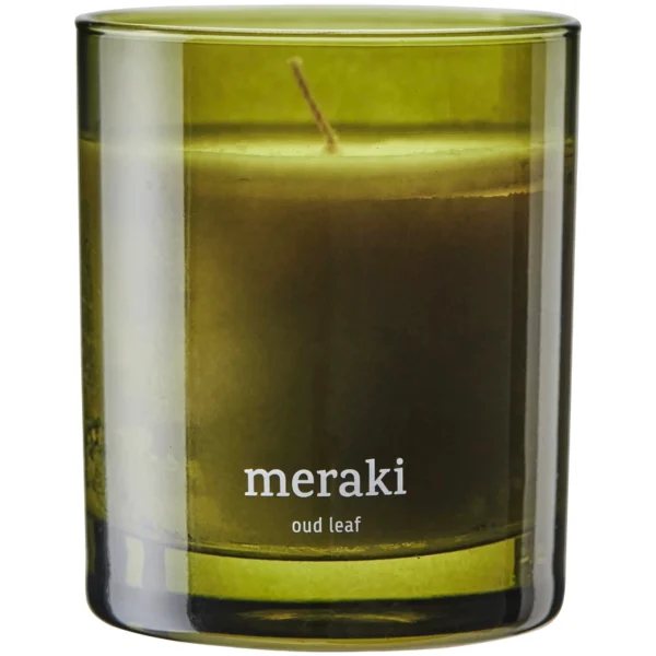 Meraki Scented Candle 200 gr. - Oud Leaf