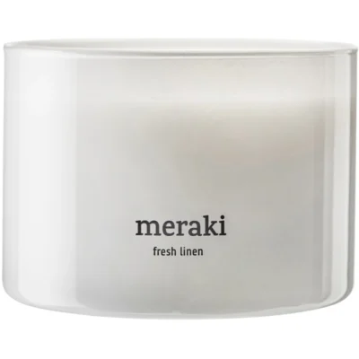 Meraki Scented Candle 340 gr. - Fresh Linen