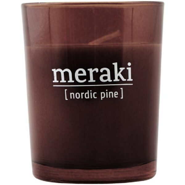 Meraki Scented Candle 5,5 x 6,7 cm - Nordic Pine