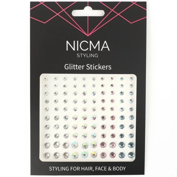 NICMA Styling Glitter Stickers - Multi