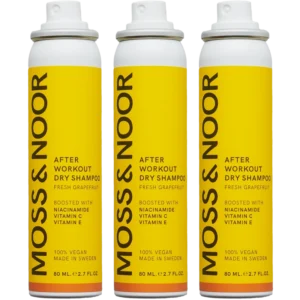 Moss & Noor After Workout Dry Shampoo Pocket Size 3 Pack