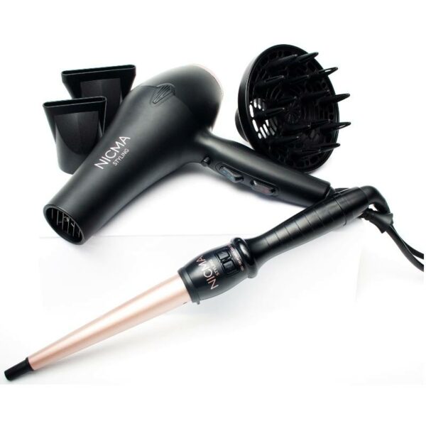 NICMA Styling Hair Dryer + Curling Wand (Limited Edition)