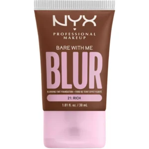 NYX Prof. Makeup Bare With Me Blur Tint Foundation 30 ml - 21 Rich