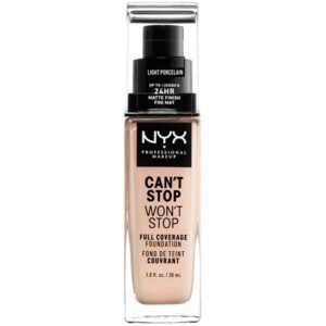 NYX Prof. Makeup Can't Stop Won't Stop Foundation 30 ml - Light Porcelain