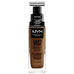 NYX Prof. Makeup Can't Stop Won't Stop Foundation 30 ml - Deep Sable (U)