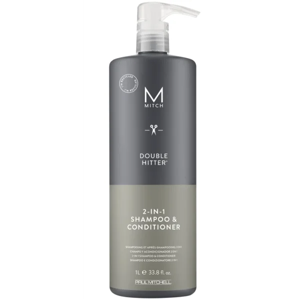 Paul Mitchell Mitch Double Hitter 2 i 1 Shampoo & Conditioner 1000 ml