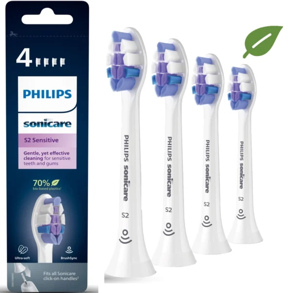 Philips Sonicare S2 Sensitive Toothbrush Heads 4 Pieces - HX6054/10