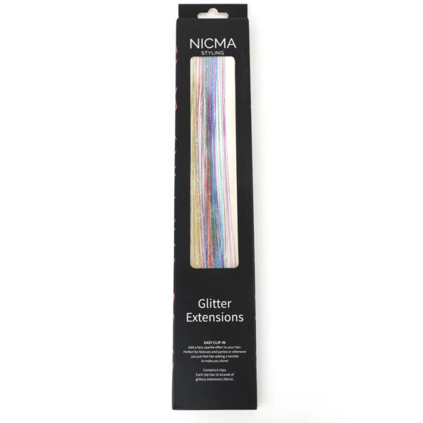 NICMA Styling Glitter Extensions - Rainbow