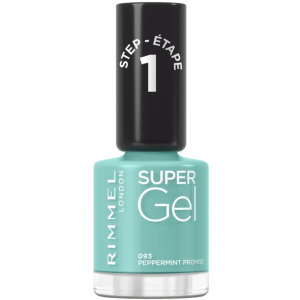 RIMMEL Super Gel Nail Polish 12 ml - 093 Peppermint Promise