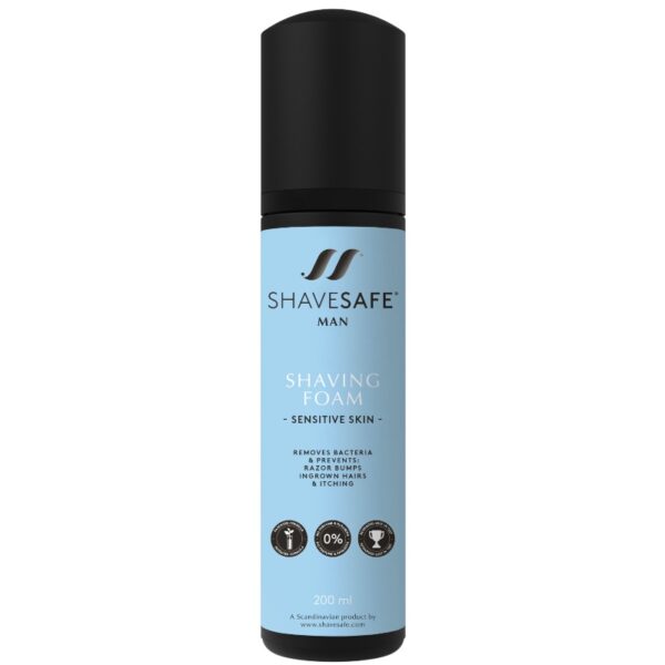 ShaveSafe Man Shaving Foam 200 ml - Sensitive Skin