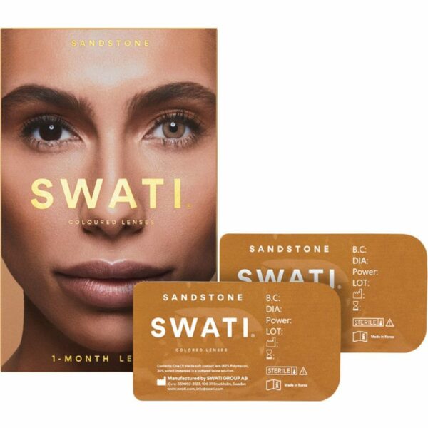 SWATI Cosmetics 1 Month Lenses - Sandstone