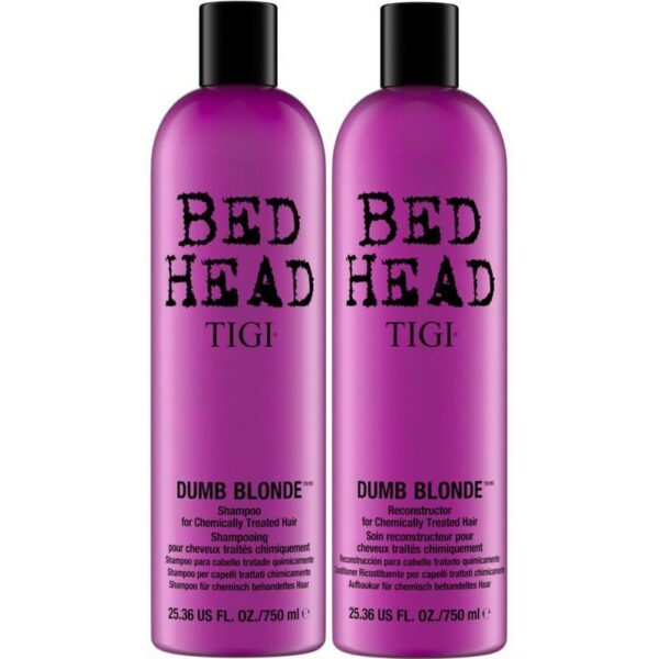 TIGI Bed Head Dumb Blonde Duo 2x750 ml (u. pumpe)