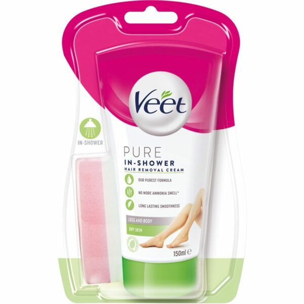 Veet In Shower Hair Removal Cream 150 ml - Dry Skin