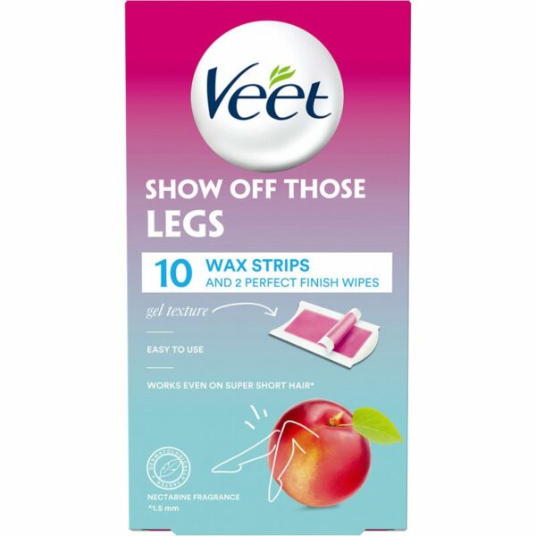 Veet Show Off Those Legs Wax Strips 10 Pieces