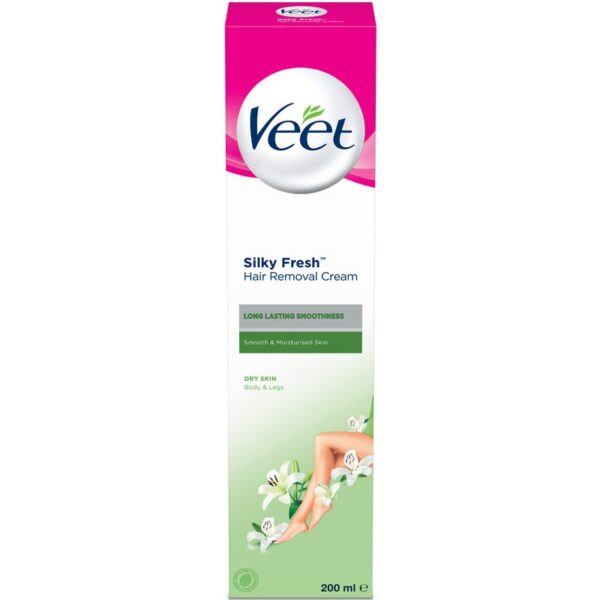 Veet Silky Fresh Hair Removal Cream 200 ml - Dry Skin