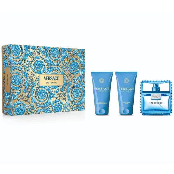 Versace Eau Fraiche Pour Homme EDT 50 ml Gift Set (Limited Edition)