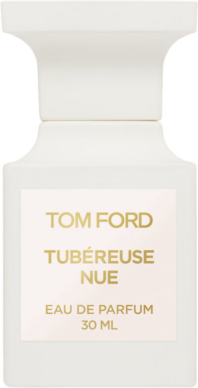 TOM FORD PARFUME - Tom Ford Tubéreuse Nue Eau de Parfume Tom Ford Tubéreuse Nue Eau de Parfume er en dristig og forførende duft, der balancerer mellem det sensuelle og det mystiske. Denne parfume hylder tuberose-blomsten, kendt for sin intense og næsten hypnotiske duft. Sammen med krydrede og varme noter skaber den en eksklusiv og elegant sammensætning, perfekt til dem, der ønsker en unik og sofistikeret signaturduft